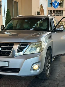 TrustForce secure SUV ready for corporate evacuation ground transport in Doha, Qatar