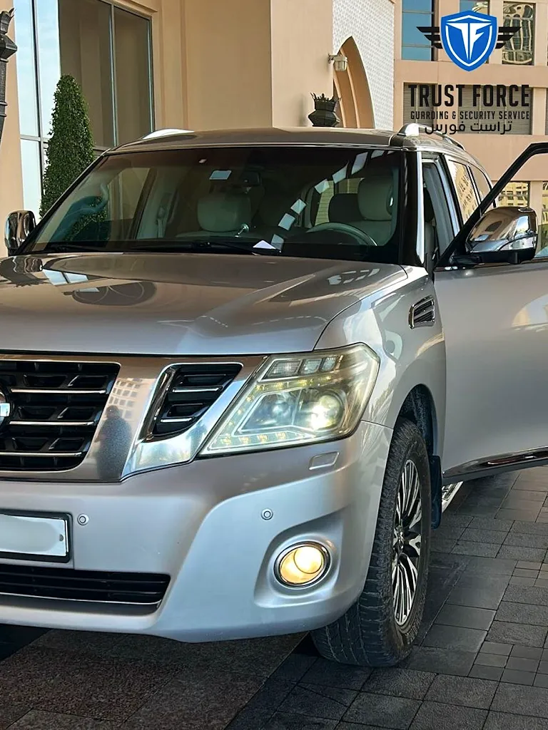 TrustForce secure SUV ready for corporate evacuation ground transport in Doha, Qatar